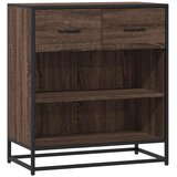 vidaXL Komoda rjavi hrast 68x35x76 cm inženirski les, (5000217338) | Shoptok.si