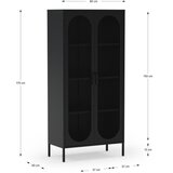 Marckeric Črna omarica 80x170 cm Diora – | Shoptok.si