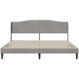  Krevetna konstrukcija Svjetlosiva 180 x 200 cm Baršun | shoptok.hr