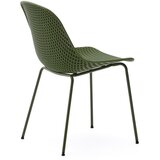 Kave Home Temno zelen kovinski vrtni stol Quinby – | Shoptok.si