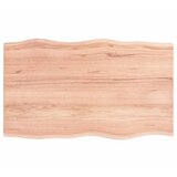 vidaXL Mizna plošča sv. rjava 100x60x2 cm obdelana trdna hrastovina Cene