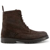 Duca di Morrone Škornji Fausto - Suede Brown Kostanjeva Cene