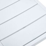Beli Vrtne stolice 4 kom bijele HDPE s izgledom drva | shoptok.hr