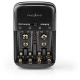 Nedis BACH07 punjač baterija AA AAA 9V LED indikator | ePonuda.com