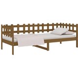  Dnevna postelja medeno rjava 80x200 cm trdna borovina, (20725909) | Shoptok.si