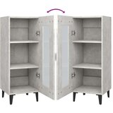  Komoda betonsko siva 34,5x34x90 cm konstruiran les, (20654793) | Shoptok.si