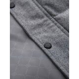 Ombre Men's lightweight jacket with mesh lining and hood - grey | shoptok.hr