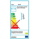 Eglo Frania-a plaFonjera led, 24w, prom 400, sa daljinskim dimabilna, bijela/kristal | shoptok.hr