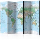 Artgeist Paravan World Map, 5-Delni, Enostranski | Shoptok.si