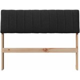  Tapecirani uzglavlje Crna 100 cm Čvrsto borovo drvo | shoptok.hr
