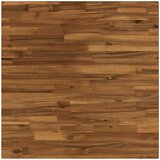  70 x 70 x 75 cm Čvrsto drvo akacije Prirodna i kava Četvrtasti | shoptok.hr