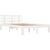  Okvir za krevet od masivnog drva bijeli 120 x 200 cm | shoptok.hr
