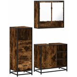  3-dijelni set kupaonskog namještaja boja hrasta drveni | shoptok.hr