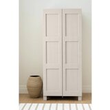 Ellos Home Sivo-bež stenska garderobna omara iz MDF plošč 80x190x61 cm Ben – | Shoptok.si