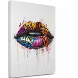  Slika GRAFFITI LIPS | Italijansko platno | Shoptok.si