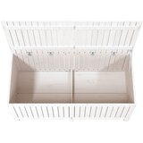  Vrtna kutija za pohranu bijela 147x68x64 cm od masivne borovine | shoptok.hr