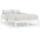 Furnova Posteljni okvir bel iz trdnega lesa 120x190 cm, (21939980) | Shoptok.si