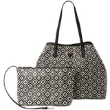 Guess Shopper torba 'VIKKY II' crna / bijela | shoptok.hr