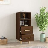  Komoda rjavi hrast 34,5x34x90 cm konstruiran les, (20654461) | Shoptok.si