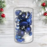 Olimp Sport Novogodišnji ukrasi plavi - 6 cm pakovanje 25 komada | ePonuda.com