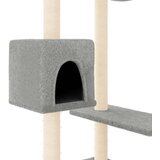  Penjalica za mačke sa stupovima za grebanje svjetlosiva 82 cm | Eponuda.com