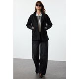 Trendyol Black Regular Elastic Waist Woolen Midi Coat | Eponuda.ba
