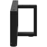  Noge za klub stolić T-oblika 2 kom Crne 60x25x(30-31) cm Čelik | shoptok.hr