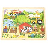 Viga 44587 puzzle na bloku, 48 dijelova - učenje o zoološkom vrtu | shoptok.hr