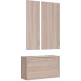  Ormar od borovine 3 vrata sivi 118x50x171,5 cm asortiman Panama | shoptok.hr
