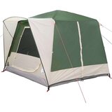  Kabinski šotor s streho Zelena in Bela 333 x 317 x 194 cm, (5000091084) | Shoptok.si