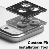 Ringke Staklo za okvir objektiva kamere za iPhone 17 Pro / iPhone 17 Pro Max - Crno | shoptok.hr