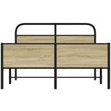 vidaXL Okvir kreveta bez madraca boja hrasta sonome 120x200 cm drveni | shoptok.hr