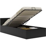 The Living Store Dvižni posteljni okvir LED črno umetno usnje 90x200 cm - Posteljni Okvir, (21501273) | Shoptok.si