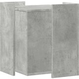 vidaXL kutija z mačji pijesak boja betona 42x42x51cm konstruirano drvo | shoptok.hr