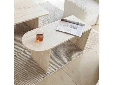 Hanah home Set stočića za kafu Paris Bronze Travertine | Eponuda.com