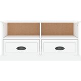 TV ormarić sjajni bijeli 93x35,5x45 cm od konstruiranog drva | Eponuda.com