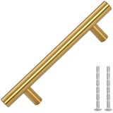  Ručke za ormarić 10 kom zlatne 96 mm od nehrđajućeg čelika | Eponuda.com