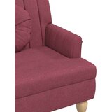  Klupa s jastucima boja vina 113 x 64 5 x 75 5 cm od tkanine | shoptok.hr