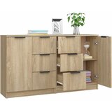  Komoda 2kom boja hrasta sonome 60x30x70cm od konstruiranog drva | shoptok.hr