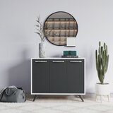 Hanah home Komoda Piffa 100x82x35cm Bijelo-antracit | Eponuda.ba
