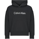 Calvin Klein Jeans Puloverji LS STANDARD LOGO PREMIUM TERRY P Črna Cene