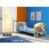 ACMA dečiji krevet II 160x80 + dušek 6 cm BLUE45