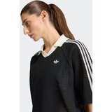 Adidas Top 'KNITTED CROCHET' črna / bela | Shoptok.si