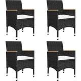  5-dijelni vrtni blagovaonski set crni | shoptok.hr