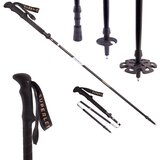 Klarfit Burgos TX Elite, treking palice, 100 % karbon, zložljive, 100 – 130 cm Cene