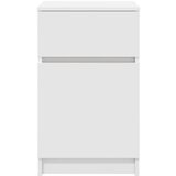 vidaXL Nočna omarica 2 kosa bela 39x35x65 cm inženirski les | Shoptok.si