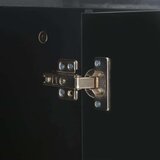  Komoda visok sijaj črna 107x35x80,5 cm, (20656275) | Shoptok.si
