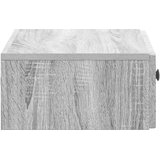 Stolna montirana na zid Siva sonoma 59 x 34,5 x 17 cm | shoptok.hr