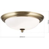 Orion plafonsko svetlo empira 2xE27/40W/230V prečnik 35,5 cm bronza | Eponuda.com