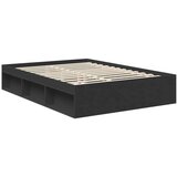  Konstrukcija postelje Črna 140 x 200 cm Masivno borovo les, (5000102200) | Shoptok.si